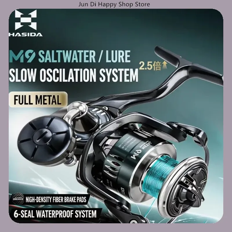 HASIDA M9 Spinnrolle Vollmetal – Trolling Reel Bewertung und Preis