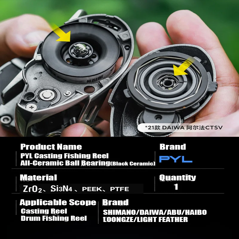PYL Angelrolle, Angelrolle mit – Fly Reel Bewertung und Preis